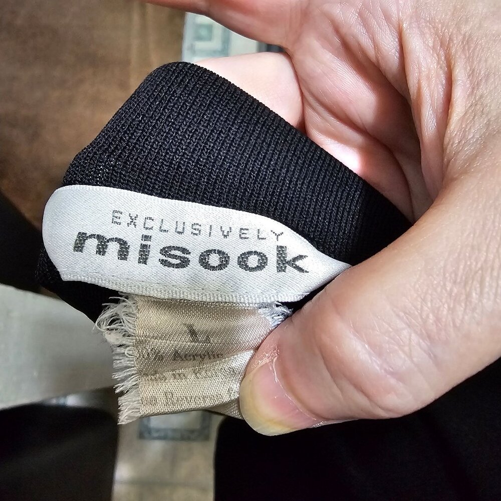 Exclusively‎ Misook Black Knit Skirt Womens Size L - Picture 3 of 5